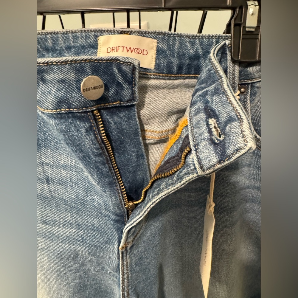 New Driftwood Jeans Women’s Sz 20 Collette Embroidered straight leg cropped - Picture 5 of 14